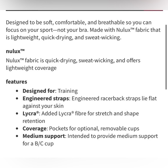 🍋 LULULEMON Fast & Free Bra - Dusky Lavender Black Size 6 - Picture 7 of 11